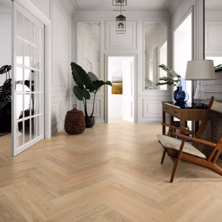 Barlinek Bianco Oak Herringbone