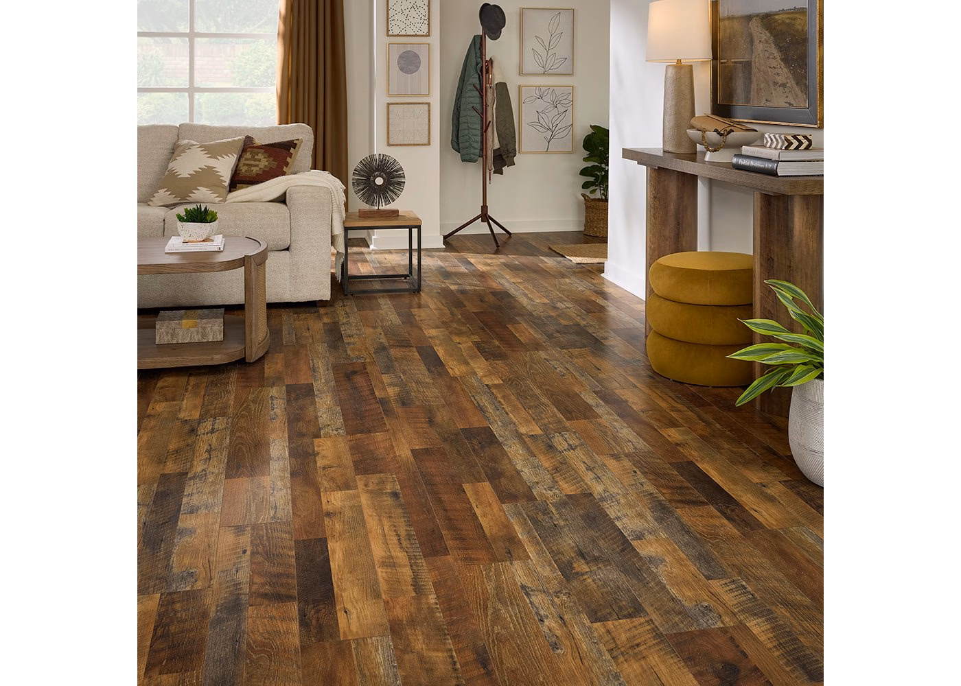 Quick-Step Studio Restoration Oak installed room scene