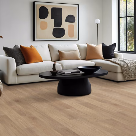 Quick-Step Glider Oak laminate flooring in a room