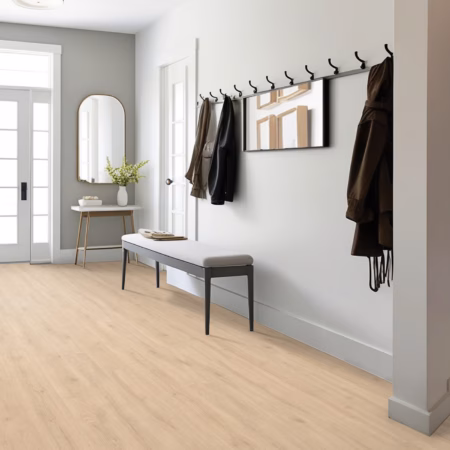 Quick-Step Honeycomb Oak laminate flooring in a room