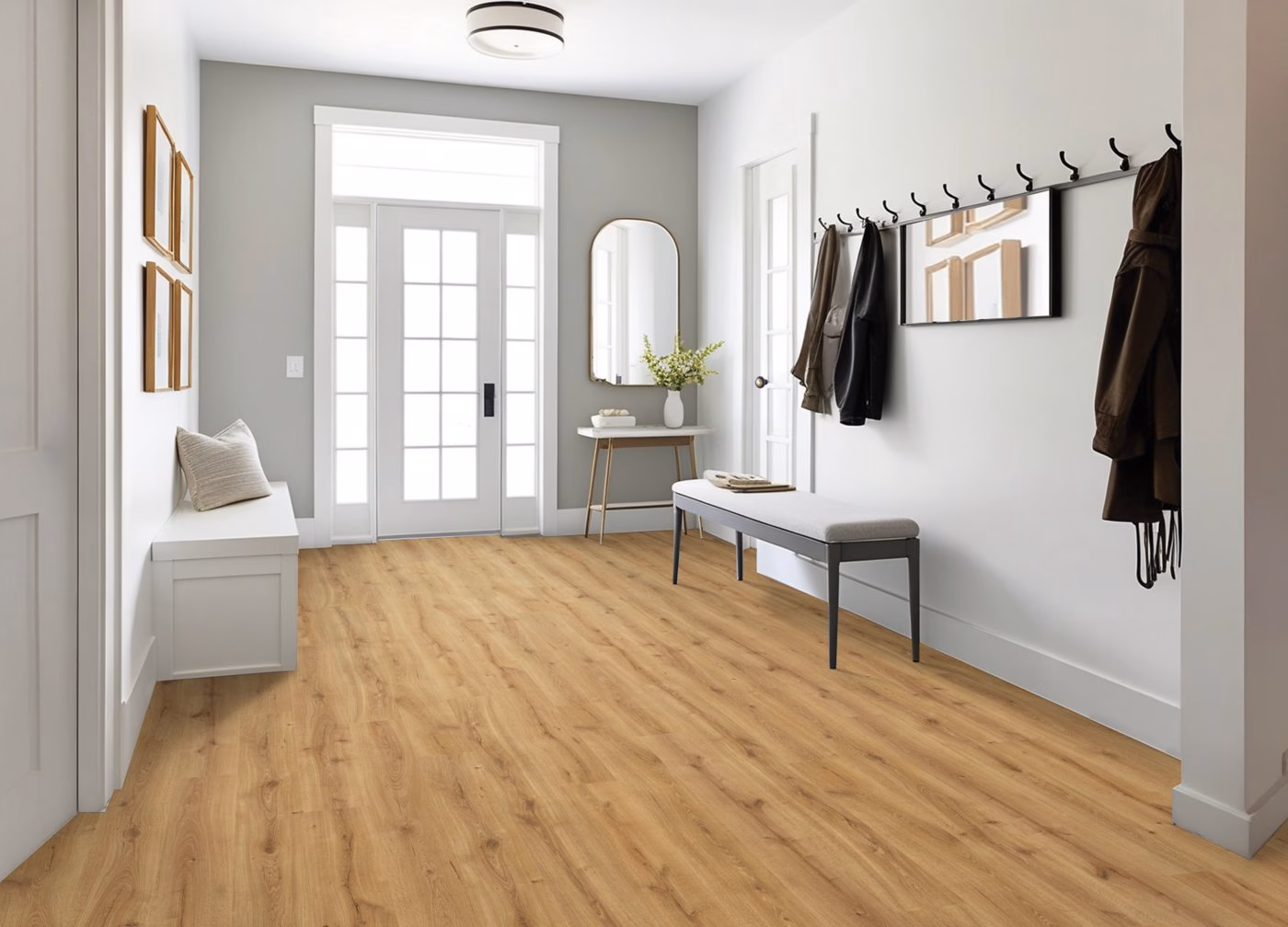 Quick-Step Russet Oak laminate flooring in a room