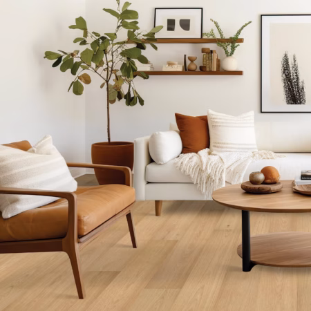 Quick-Step Sunbeam Hickory laminate flooring in a room