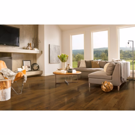 Hartco Prime Harvest Eagle Landing hardwood flooring installed in a room