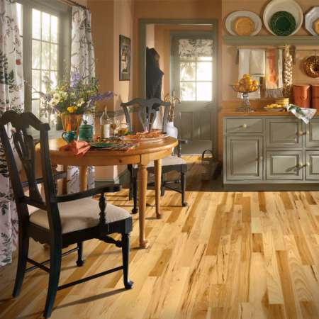 Bruce American Treasures Country Natural hardwood flooring installed in a room