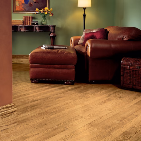 Bruce Westchester Natural hardwood flooring installed in a room