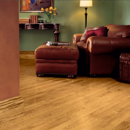 Bruce Westchester Seashell hardwood flooring installed in a room