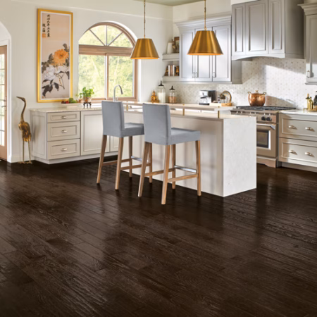 Hartco Appalachian Ridge Beartown hardwood flooring installed in a room