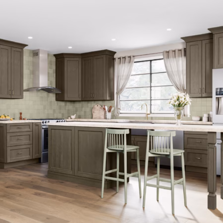 US Cabinet Depot Haven Ember cabinet kitchen inspiration
