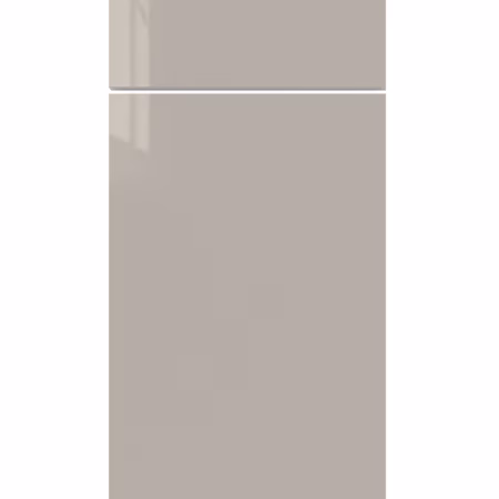 US Cabinet Depot Luxe Slab Cashmere cabinet door and drawer front
