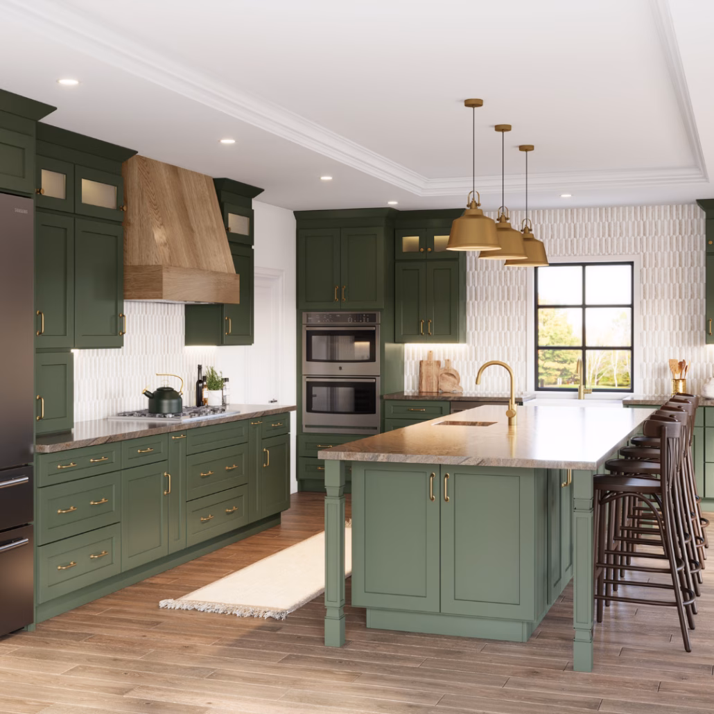 US Cabinet Depot Shaker Ivy cabinet kitchen inspiration