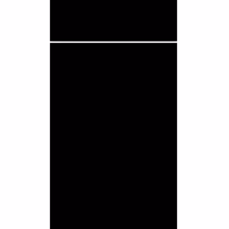 US Cabinet Depot Zenit Slab Black cabinet door and drawer front