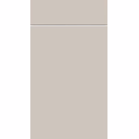 US Cabinet Depot Zenit Slab Cashmere cabinet door and drawer front